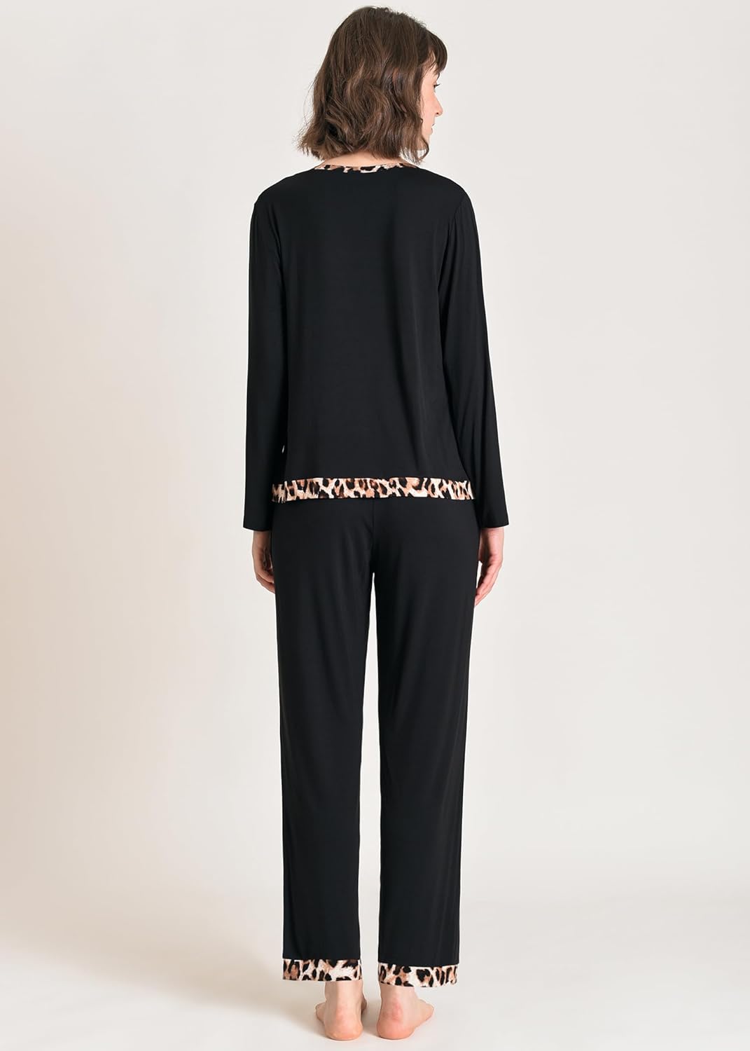 Latuza Women's Viscose Pajamas Set Long Sleeve Loungewear - Image 2