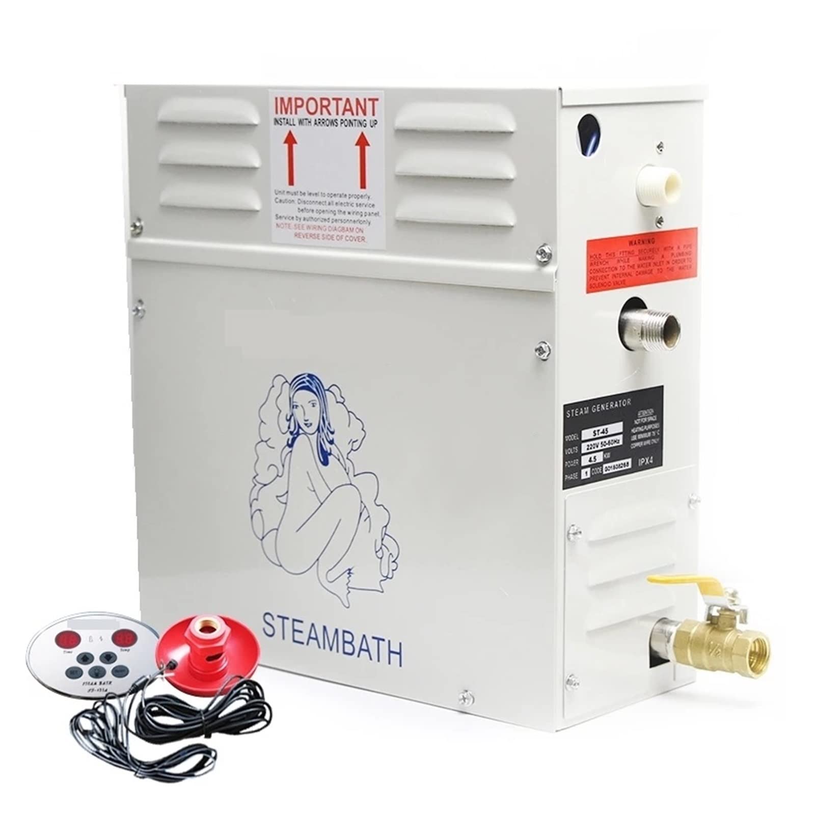 Generator Pary, Generator pary /380 domowa maszyna do parowania sauna wanna SPA prysznic parowy 9KW sterownik cyfrowy maszyna do wytwarzania mgły ST-90(ST-90 9000W)