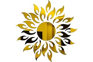 BWLuonan Refracting Sunflower Wall Art