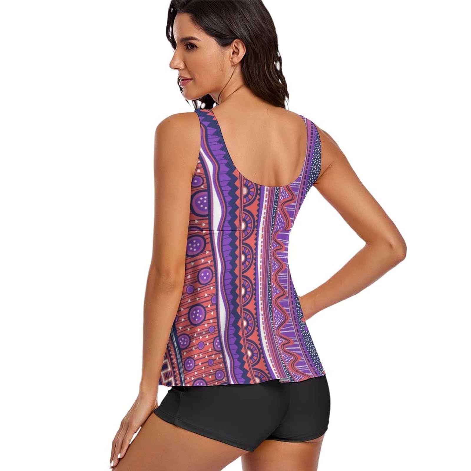 Badeanzüge für Damen, Eierschalen-Tankini für Damen, mit Shorts, Bademode zum Surfen, Tauchen