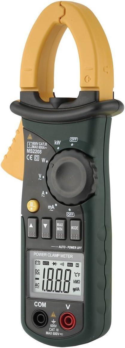 Mastech MS2208 Harmonic Power Factor Clamp Meter Tester Multimeter DMM Mastech