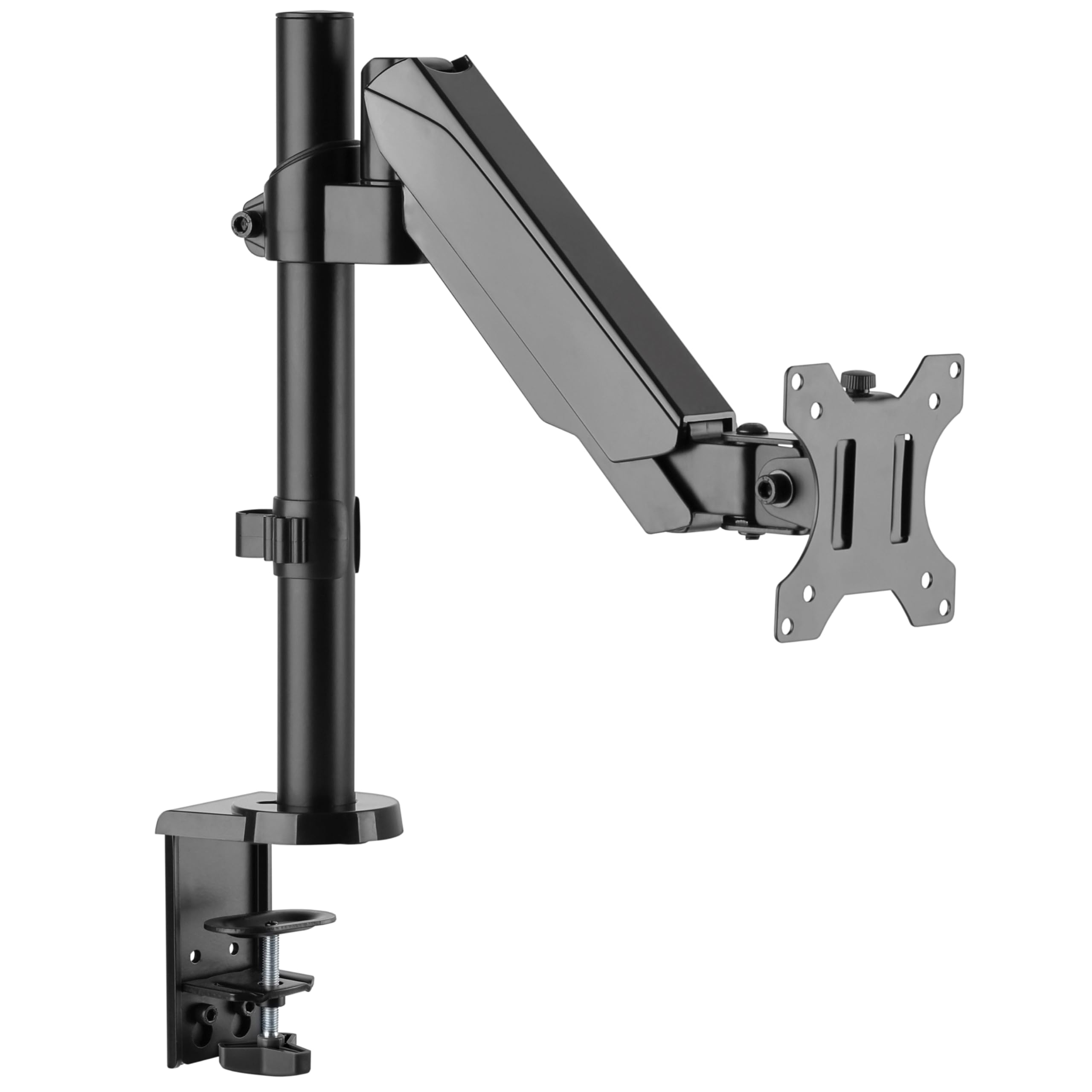 Ricoo Schwarz Monitor Halterung Mit Gasdruckfeder Arm Für 13-34 Zoll Ts9511 Höhenverstellbar Bildschirmhalterung Arme Halter Vesa 75X75 100X100 Bildschirm Tischhalterung Monitorhalter