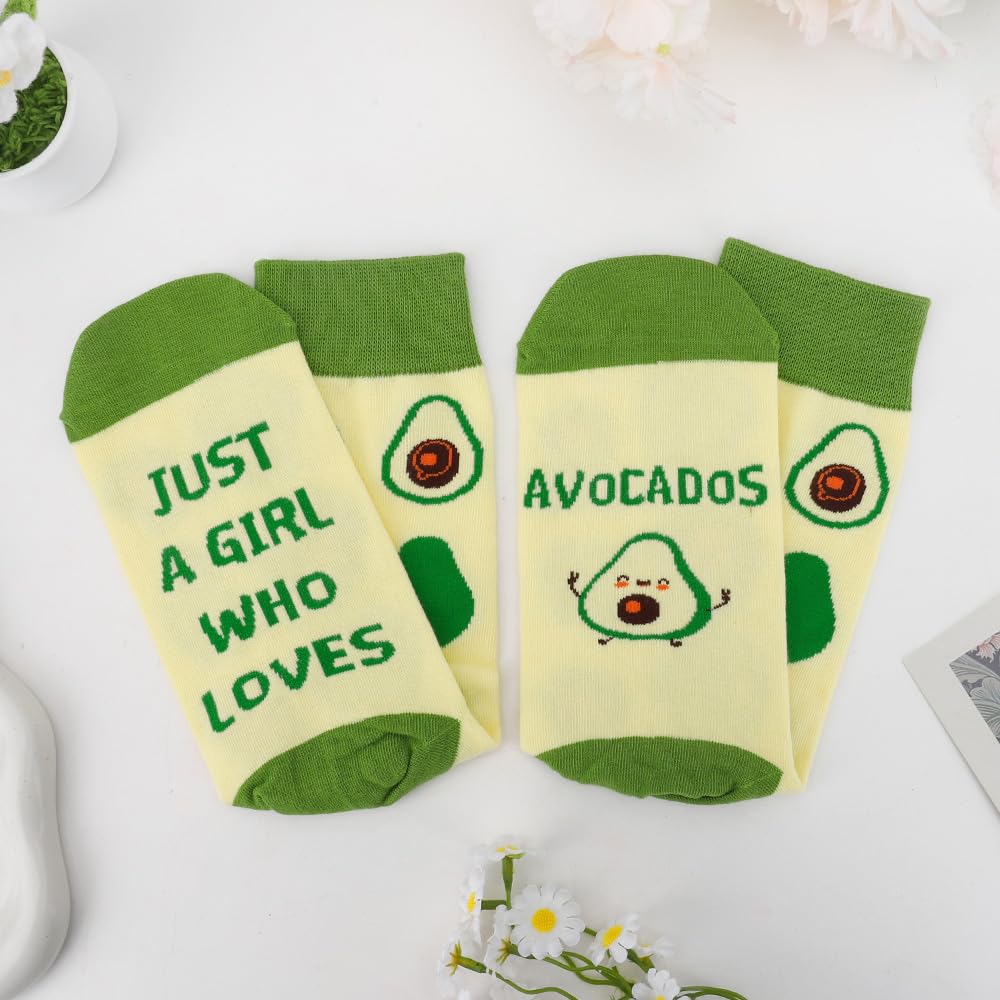 Gifts for Women Girl,Fruit Funny Socks - Christmas Birthday Fruit Gifts for Teen Girl Girlfriend Sisters Daughter
