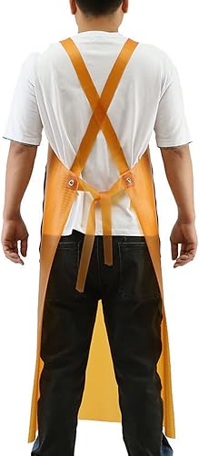 Miniatura 2 de Delantal de cocina impermeable Delantal de lavaplatos Delantal largo de carnicero Delantal para hombre PVC Agricultura Limpieza