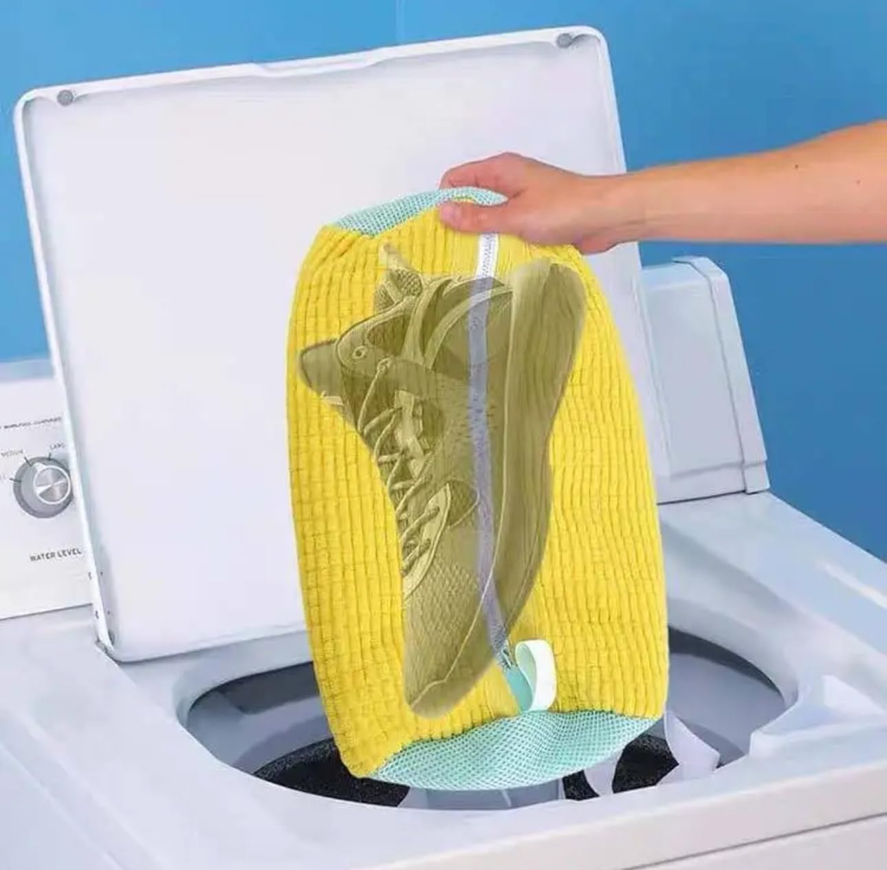 Shubag Sneaker Shoe Washing Machine Bags with Anti-Deformation Plastic Support - Image 4