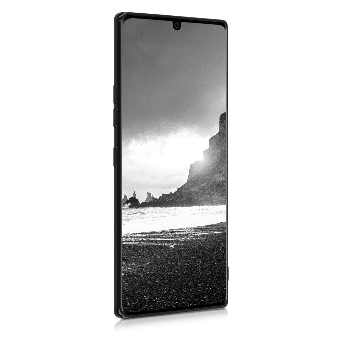 Custodia In Silicone TPU Nero Opaco Per LG Velvet 4G E 5G – Cover Morbida Antiscivolo E Antigraffio