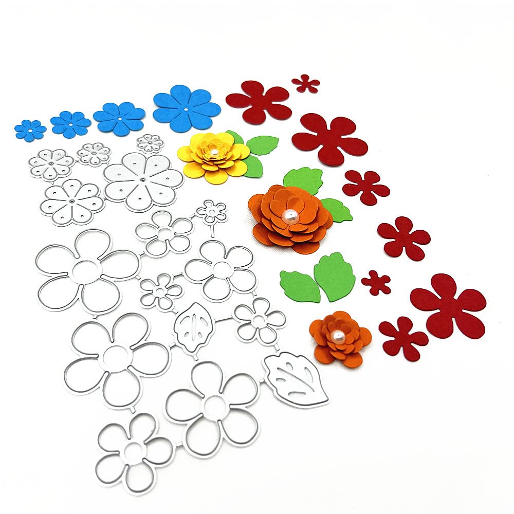 5pcs Pine Branch Leaf Metal Die Cuts – Christmas Craft Dies For Scrapbooking, Card Making, And DIY Paper Projects - View #6