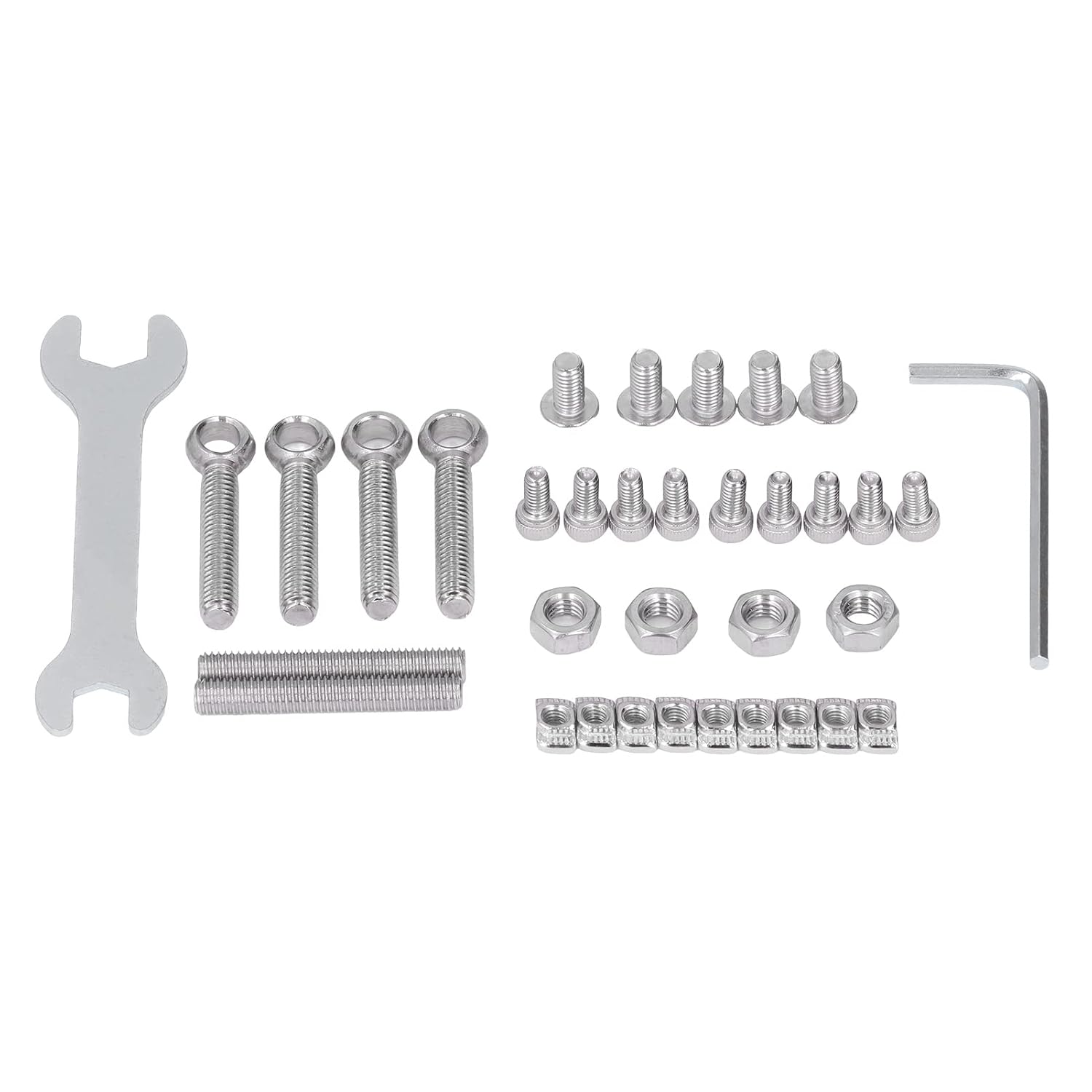 CR 10/CR 10S/S5 3D プリンター用サポートロッドセット、六角レンチネジ付きアルミニウム合金タイロッド、3D プリンタ