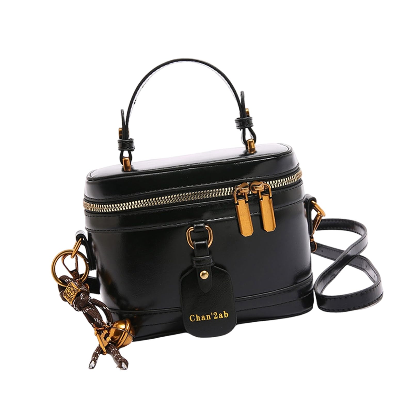 Xjdzineq Bucket Bag Stylish Shoulder Trendy Handbag All-Matching Messengers Retro Crossbody for Travel Women Stylish Shoulder
