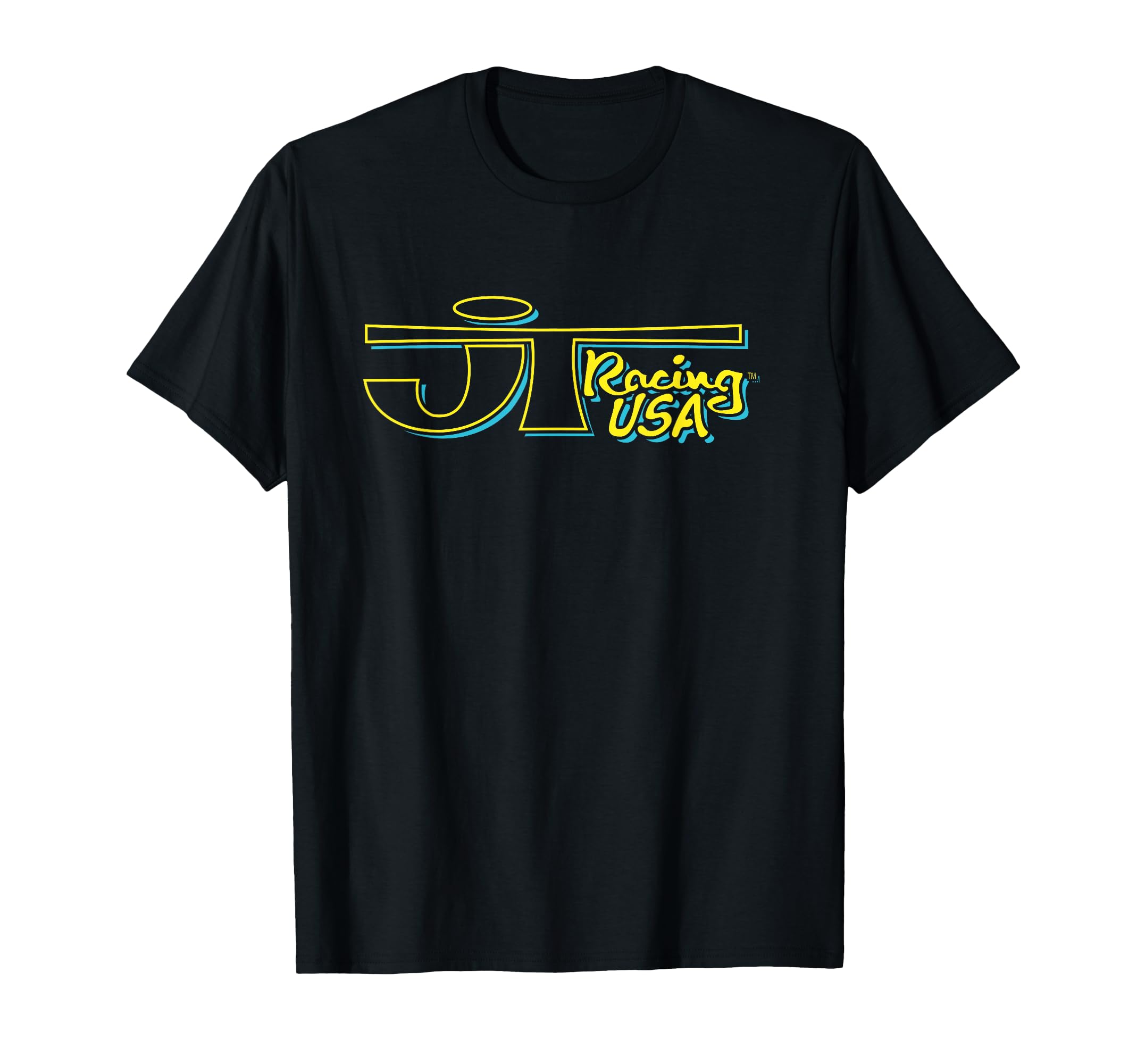 JT RacingYellow And Blue Logo T-Shirt