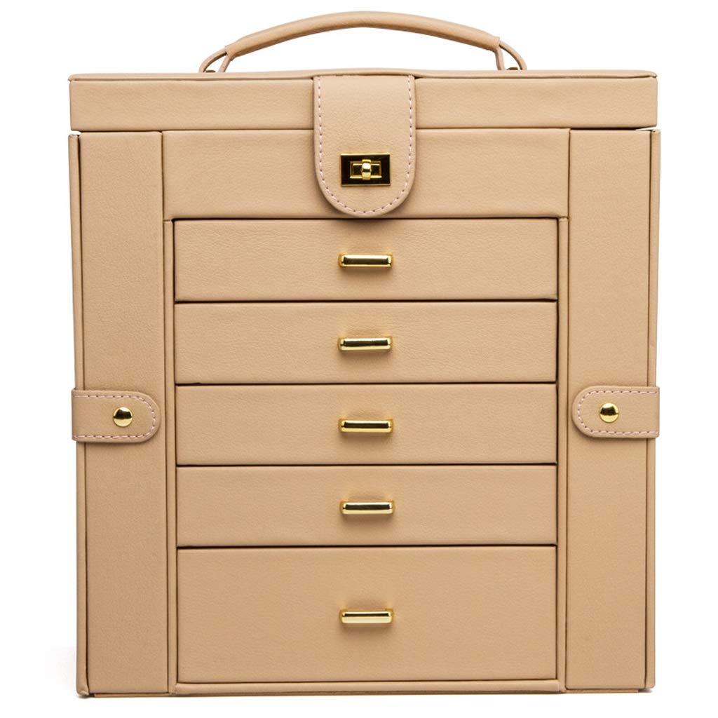 Jewelry Storage Box Jewelry Box Functional Faux Leather Jewelry Organizer Display Storage Case Gift for Girls or Women