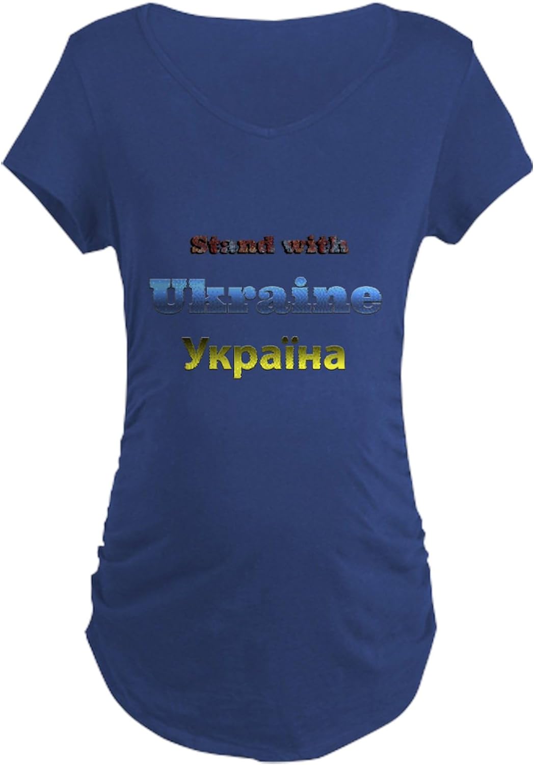 CafePress Ukraine Maternity T Shirt Women's Maternity Ruched Side T-Shirt