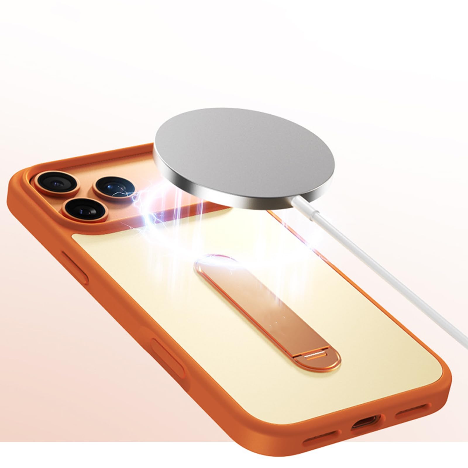 Magnética Funda para iPhone 18 Pro Max/18 Pro, Delgado Silicona Líquida