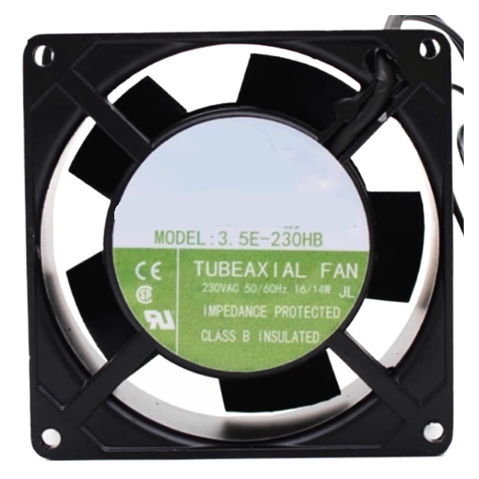 Cxdfrser One Color 3.5E-230Hb Ac Cooling Fan Ac 230V 15/12W 0.09A/0.075A 3000Rpm 9238 9Cm 92 * 92 * 38Mm 2 Wires