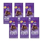 Endulge Milk Chocolate Truffles, Low Sugar, Low Carb, Keto Friendly, 6 Pack (12 Truffles Each Pack)