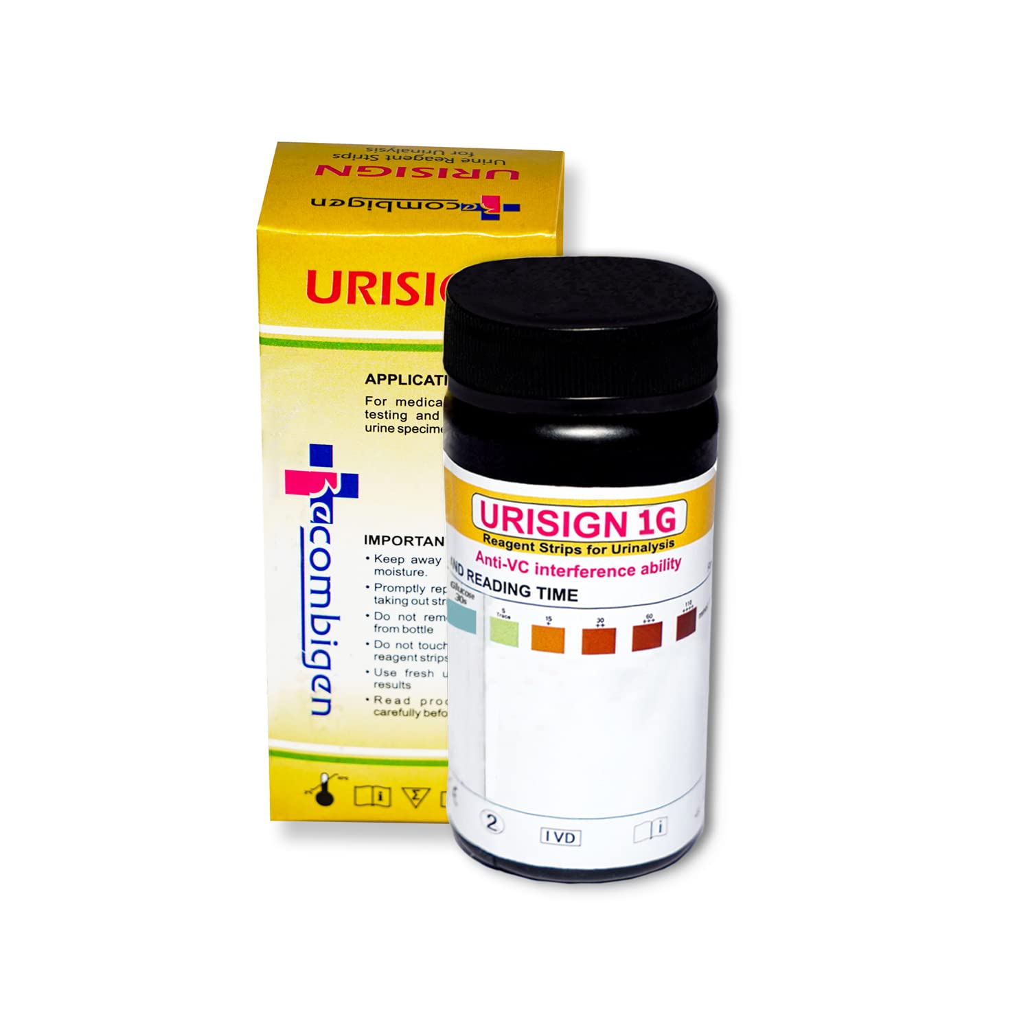 Urisign 1 Parameter Urine Test Strip, Reagents Test Strip for Protein | Pack of 100 Strip |