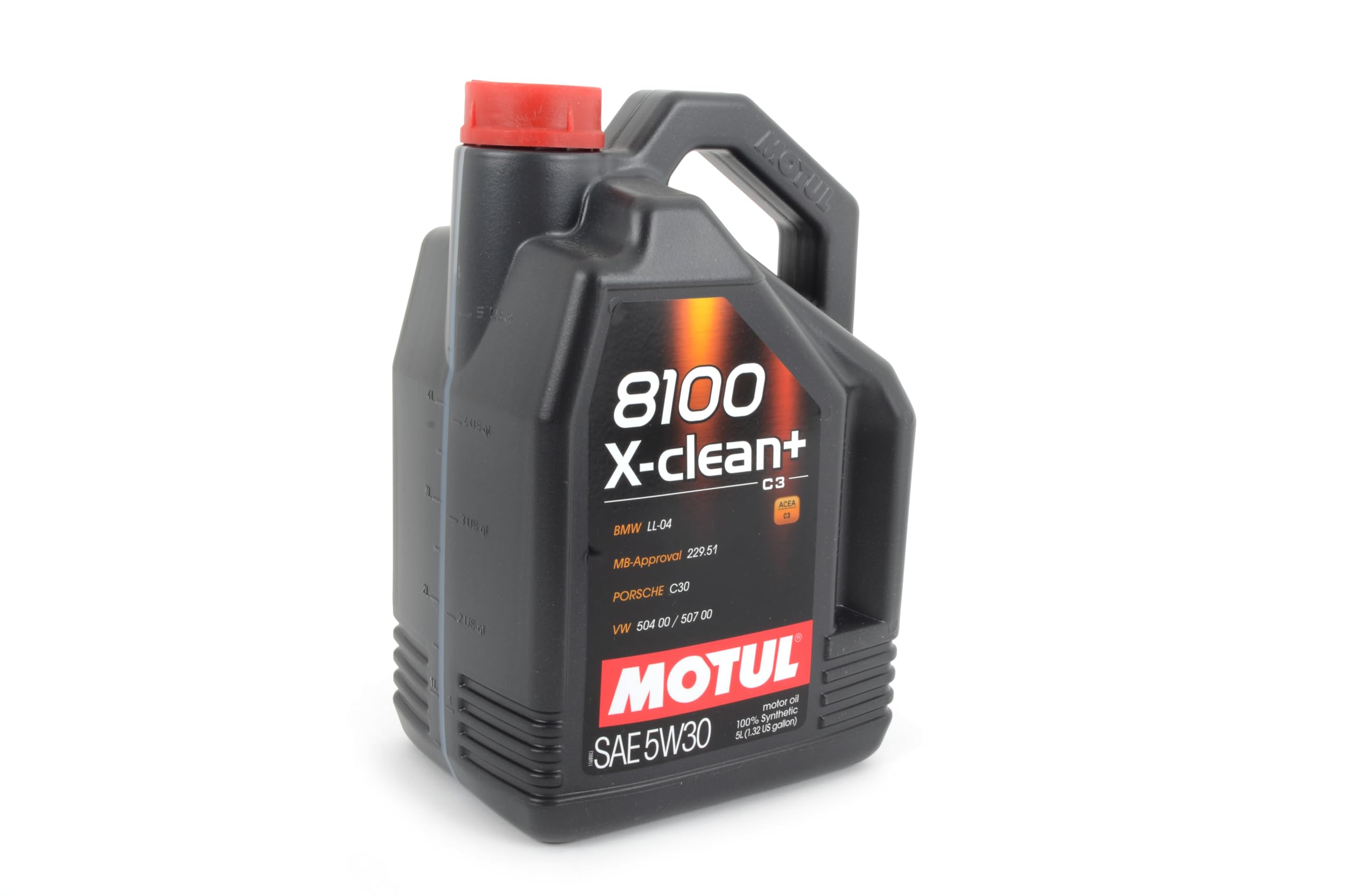 Amazon.com: Motul 106377 8100 X-Clean+ 5W-30 Motor Oil 5-Liter