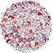 My Melody, adesivi per computer portatile (100 pezzi), regalo per bambini, adolescenti, adulti, ragazzi, impermeabili, per skateboard, adesivi in vinile per auto, moto, bicicletta