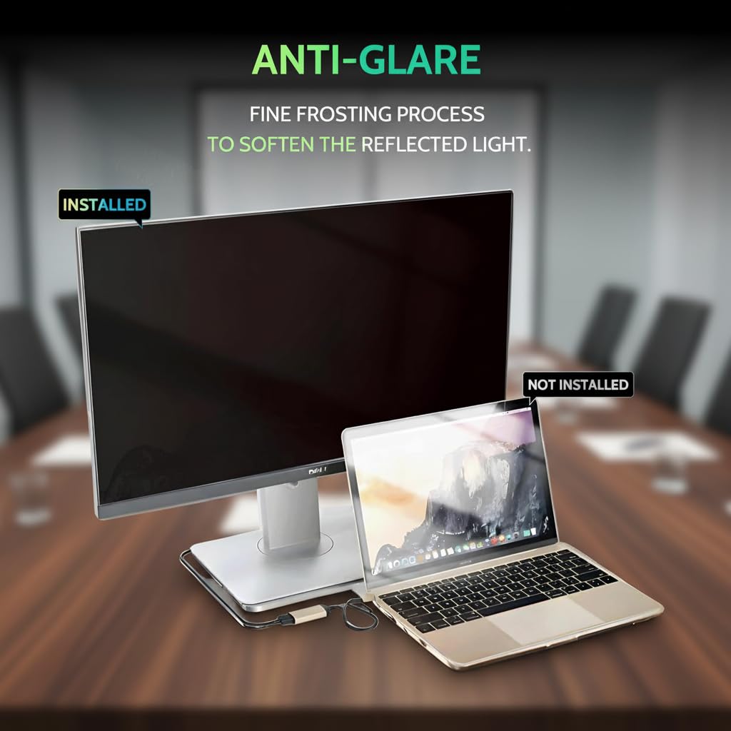 21,5-calowy ekran prywatności komputera dla 21,5" 16:9 monitor szerokiego ekranu, ochrona oczu przeciw odblaskowi niebieskie światło monitor komputera filtr prywatności