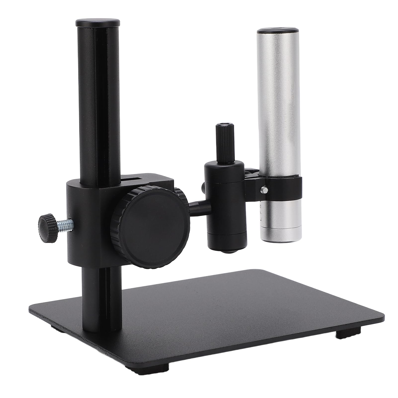 Hyuduo Digitales Mikroskop, USB-Mikroskop mit ABS-Gehäuse aus Aluminiumlegierung, 12 MP, 3840 X 3104 Auflösung, 4 LED-Frontlicht Bis zu 750 X für Mikrobetrachtungsinspektion und Hobbygebrauch