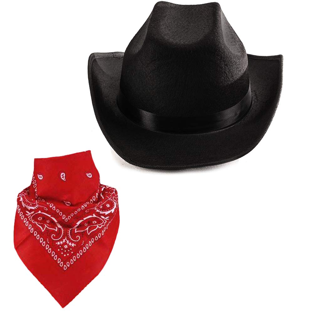 Cowboy Hat - Black Child's Felt Classic 