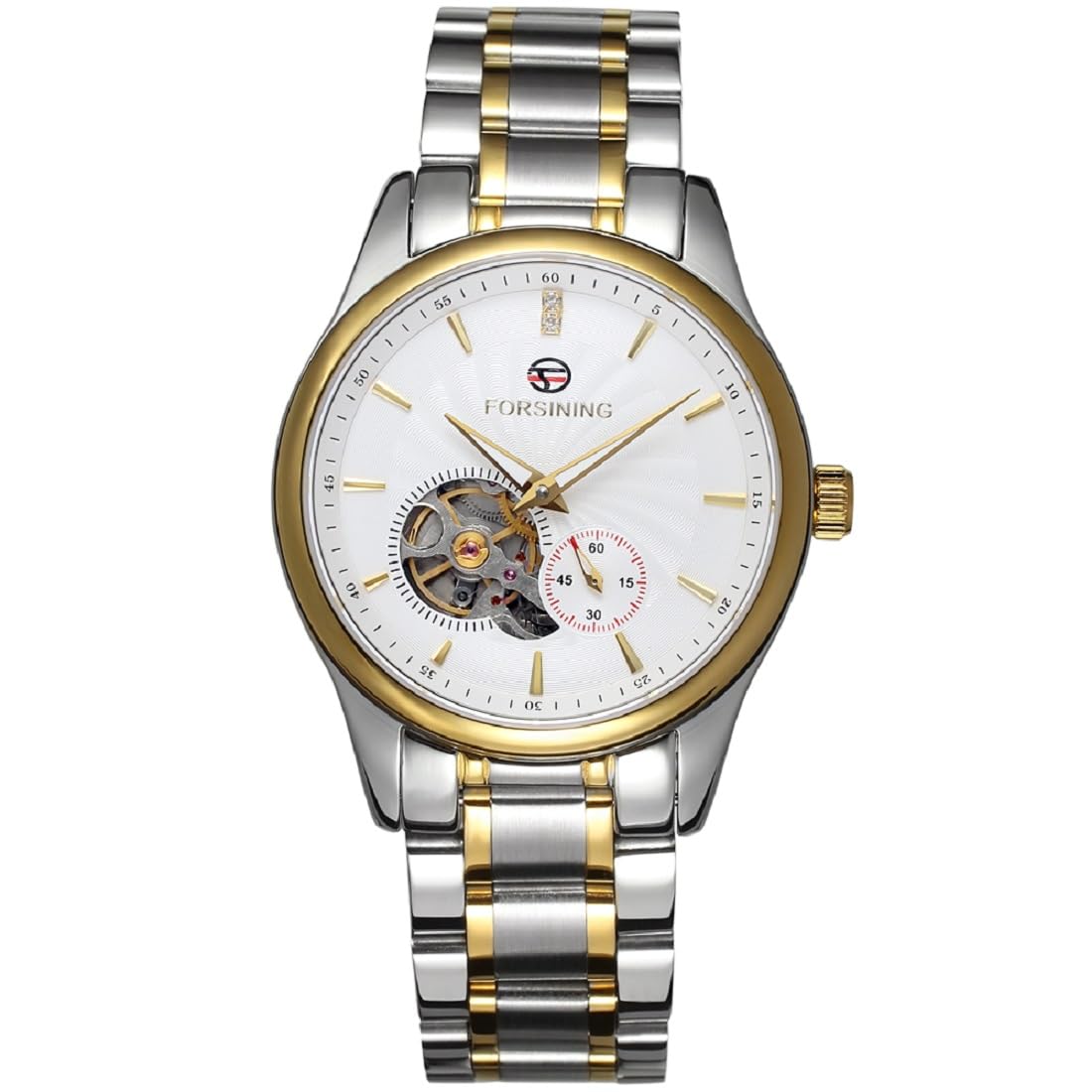 FORSINING Automatic 21 Jewels Stainless Steel Fish Scale Pattern small second Business Wrist Watch - FSG9406 (B09D7QJP3C) Amazon Price History, Amazon Price Tracker