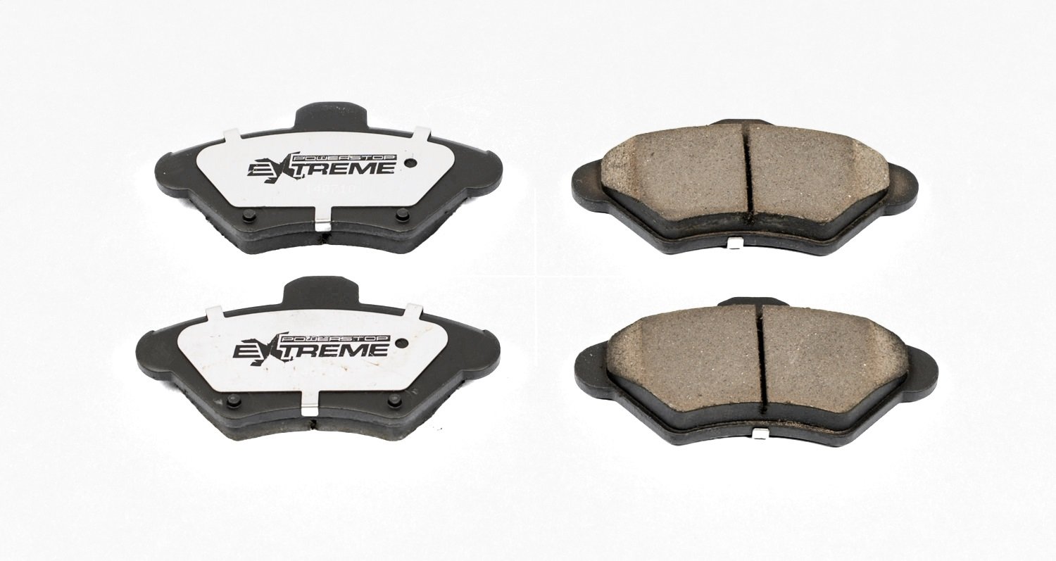 Power Stop Z26-600 Extreme Performance New Formulation Brake Pad For Ford Mustang 1994-1998, Ford Thunderbird 1993-1997, Mercury Cougar 1993-1997 [Model Specific]