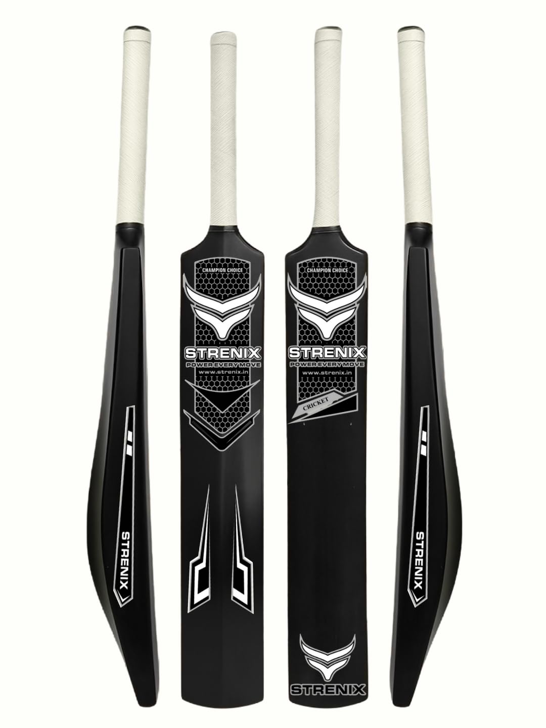 Luxe Edition No. 8 Hard Plastic Cricket Bat for Tennis Ball | 34 Inch, 800–850 g | Durable Waterproof Sticker-picture-31