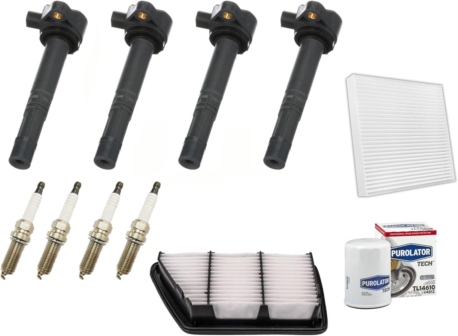 Ignition Coil Platinum Spark Plugs Tune Up Replacement