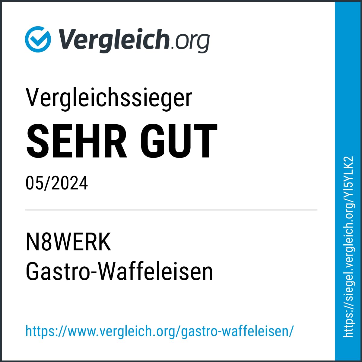 Premium Waffeleisen für Belgische Waffeln | Starke 1.600 Watt, doppelte Heizelemente, 5 Programme & 7 Bräunungsstufen | LCD Display, Timer, extra tiefe Heizplatten für besonders luftige Waffeln
