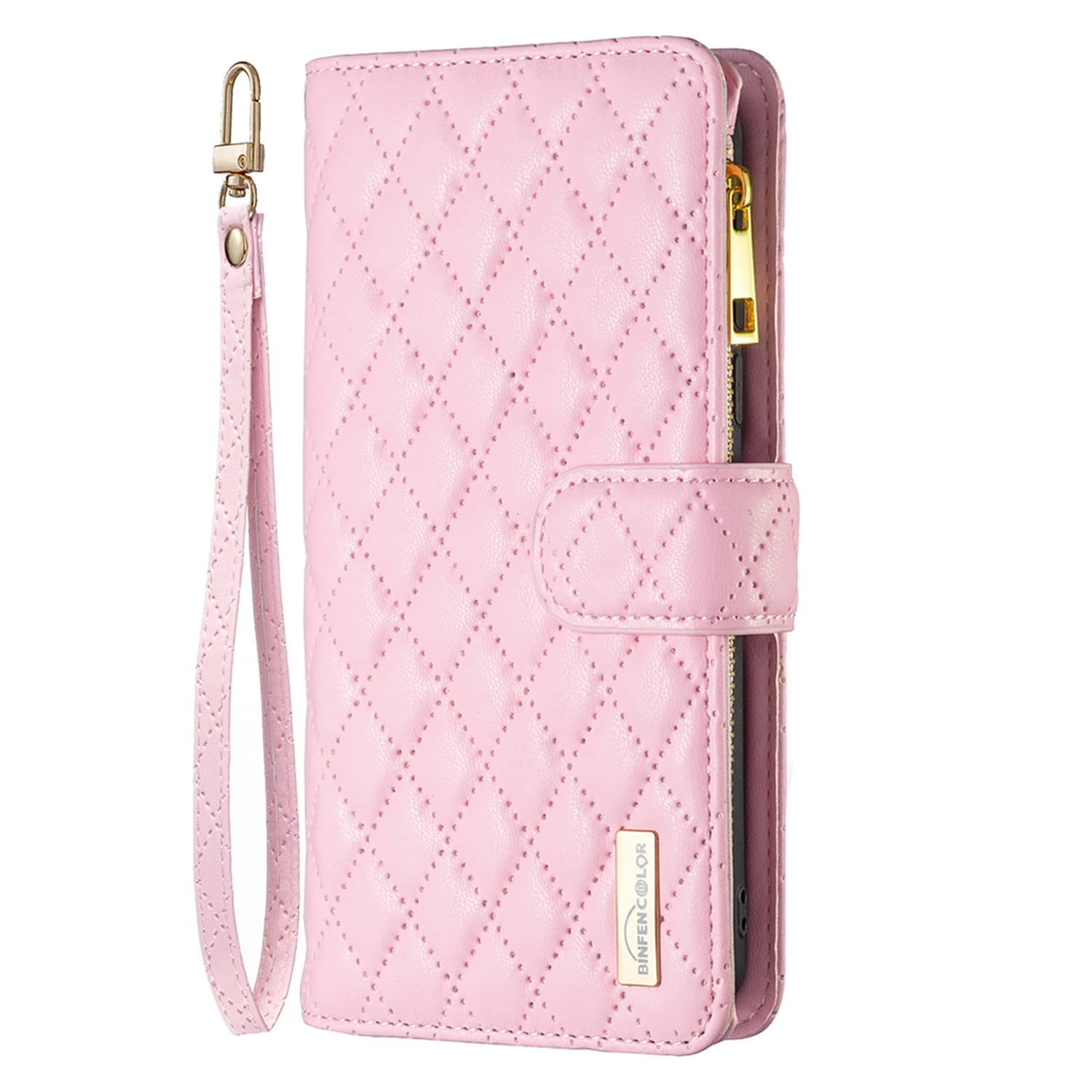 XYX Zipper Wallet Case for Samsung Galaxy S22+ Plus 5G, Luxury