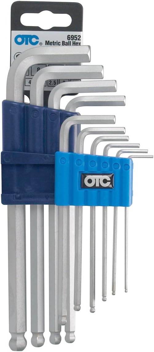 OTC 6952 Metric Ball Hex L Key Set - 10 Piece