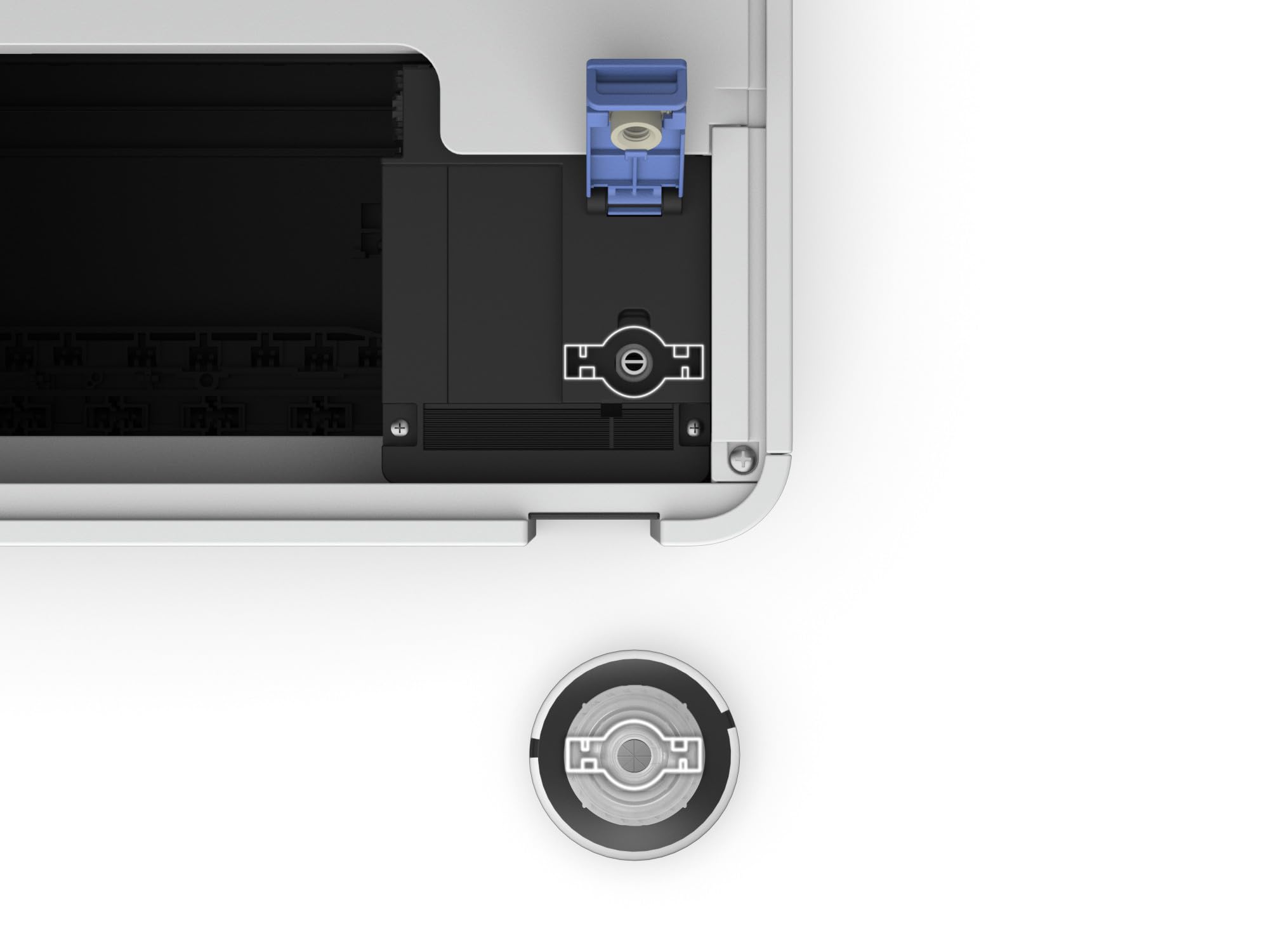 Epson EcoTank ET-M1120 nachfüllbarer Schwarzweißdrucker (Singlefunction, DIN A4, Wi-Fi, USB 2.0) großer Tintenbehälter, hohe Reichweite, niedrige Seitenkosten