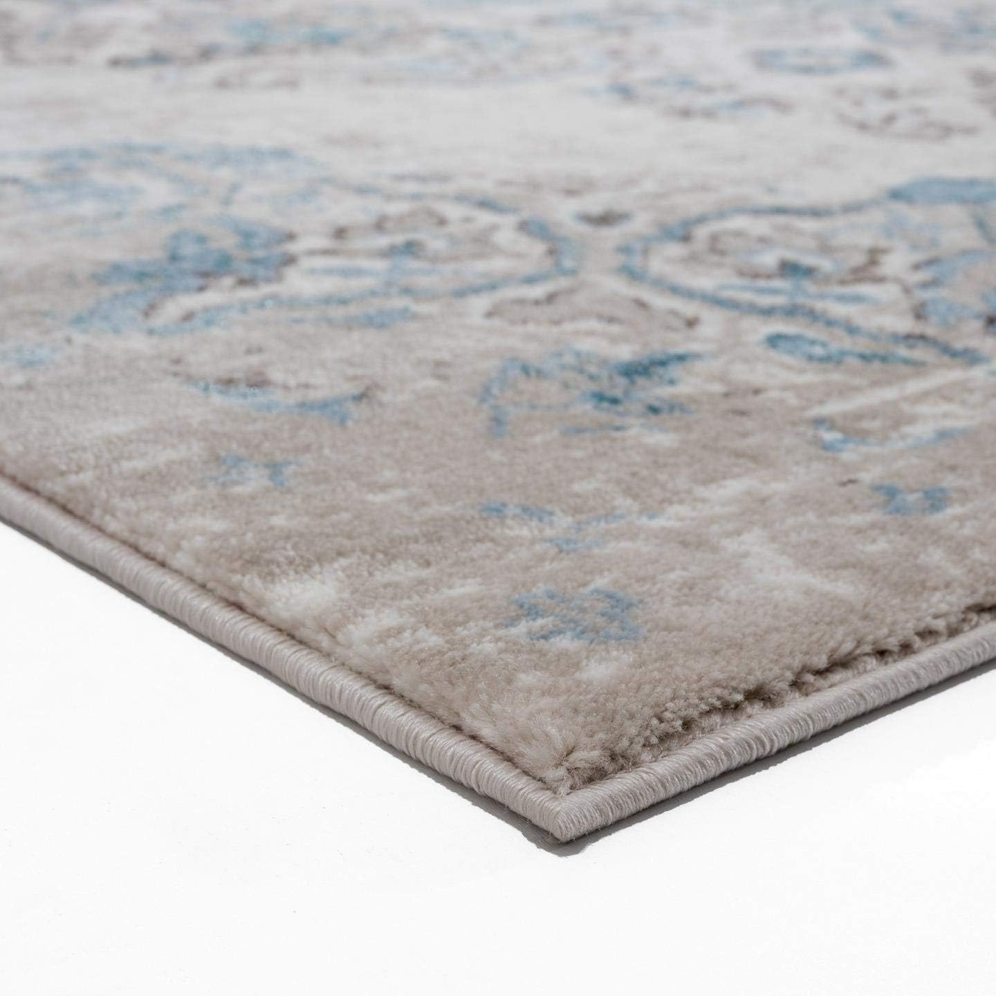 LUXE WEAVERS Victoria Collection 7729 Ivory 8x10 Oriental Area Rug