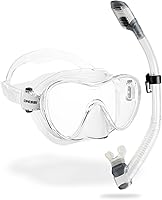 Vista 2 de Cressi Scuba Diving Snorkeling Kit - Freediving Mask & Dry Snorkel - F1 & Supernova Dry: Designed in Italy