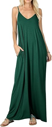 spaghetti strap maxi