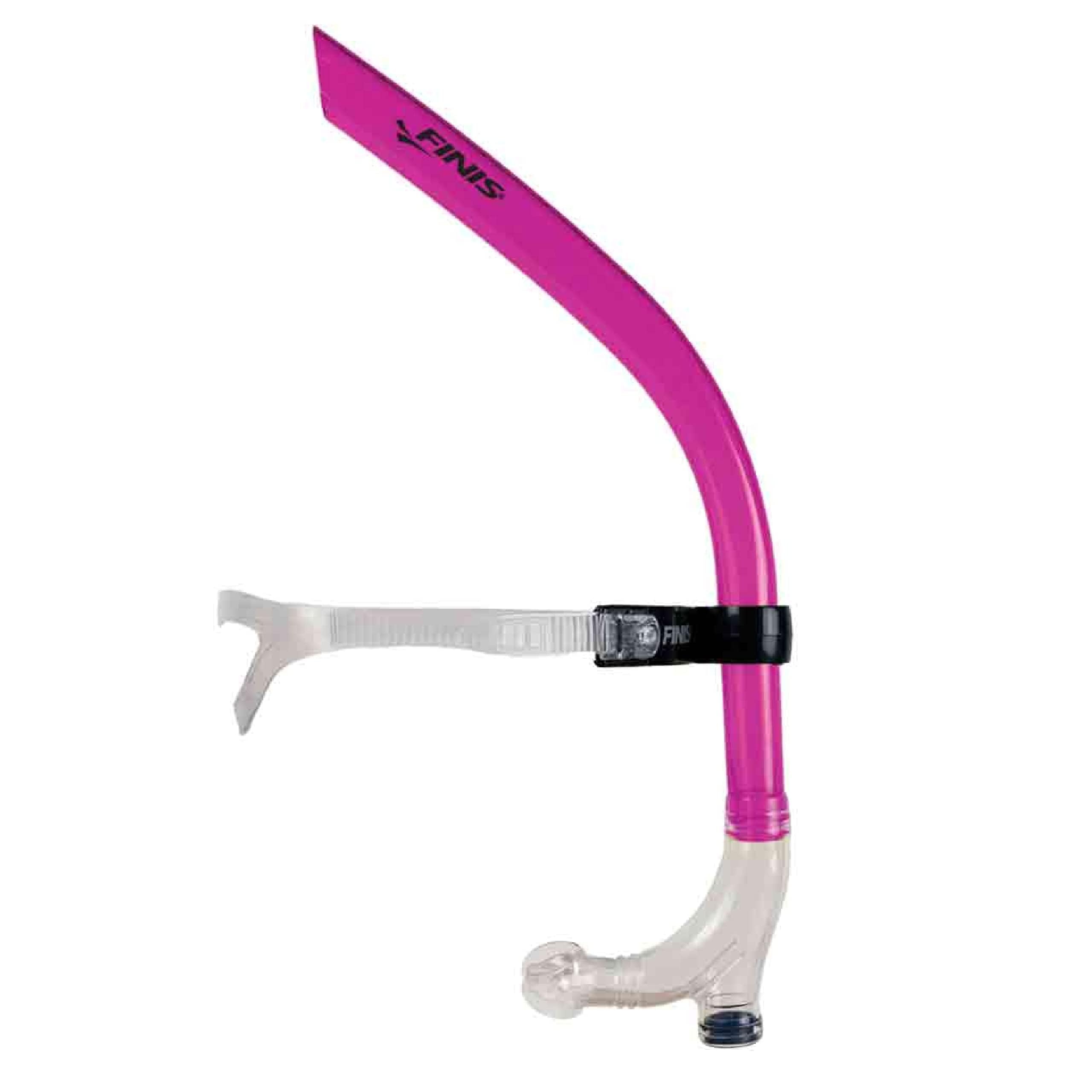 FINIS Original Swimmer’s Snorkel - Center-Mount Design - For Swim Training - Adjustable Fit - Purge Valve