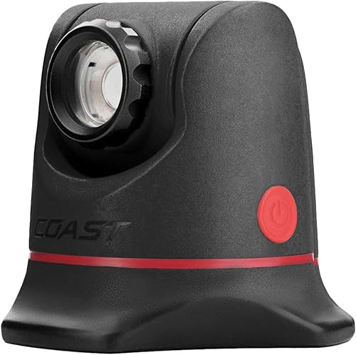 Coast PM450 - Luz de trabajo LED alcalina de doble potencia de enfoque magnético de 510 lúmenes