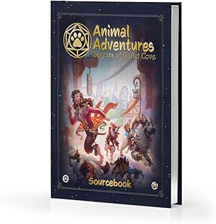 Animal Adventures: Secrets of Gullet Cove Sourcebook - Beginner’s Roleplaying Game Master RPG Rule Book with Stats, New Ch...