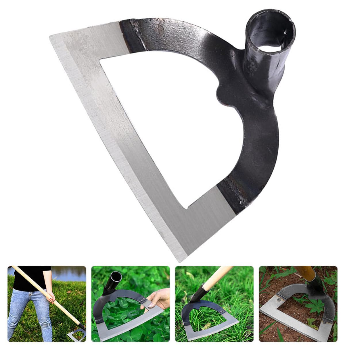Attrezzo Agricolo Cava in Acciaio Inox, Robusto per Diserbo e Giardinaggio