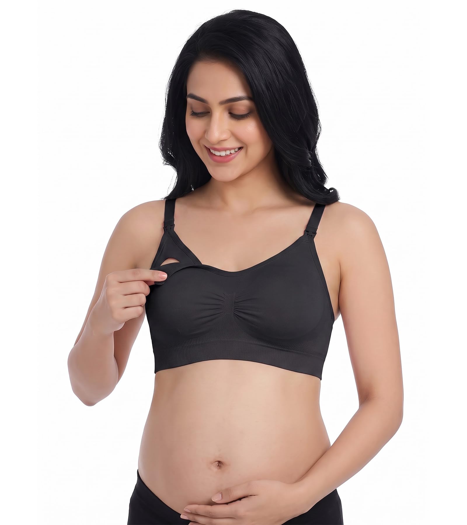 dclub Comfort Revolution Seamless Bra -Easy lite Full-Coverage Wireless Everyday Bra with Soft Comfort with Removable Pad.-picture-20