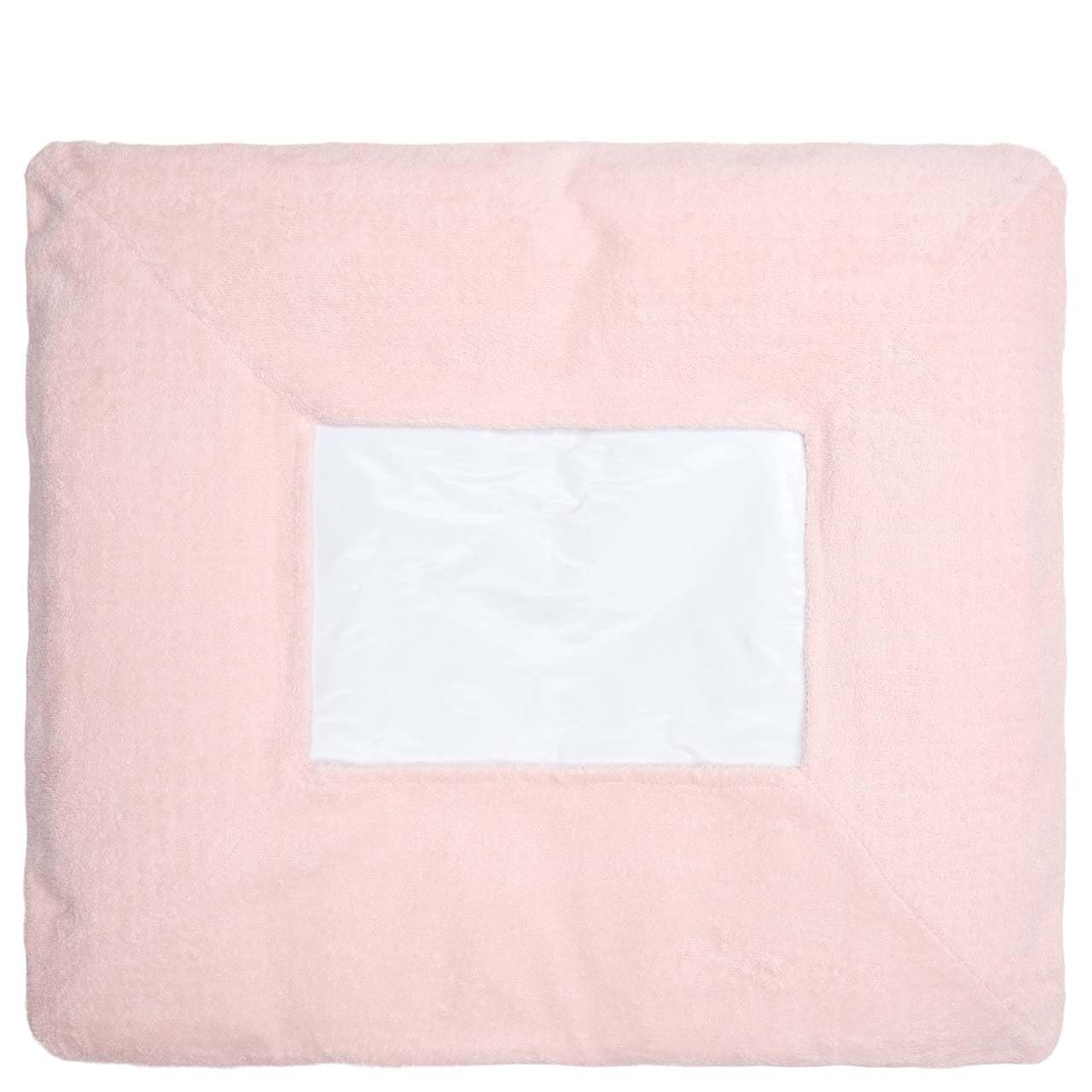 Koeka Changing Mat Cover - Fitted Cover for Changing Mat - Amsterdam - Cotton Waffle Fabric - Washable - Pink - 75 x 85 cm - Image 2