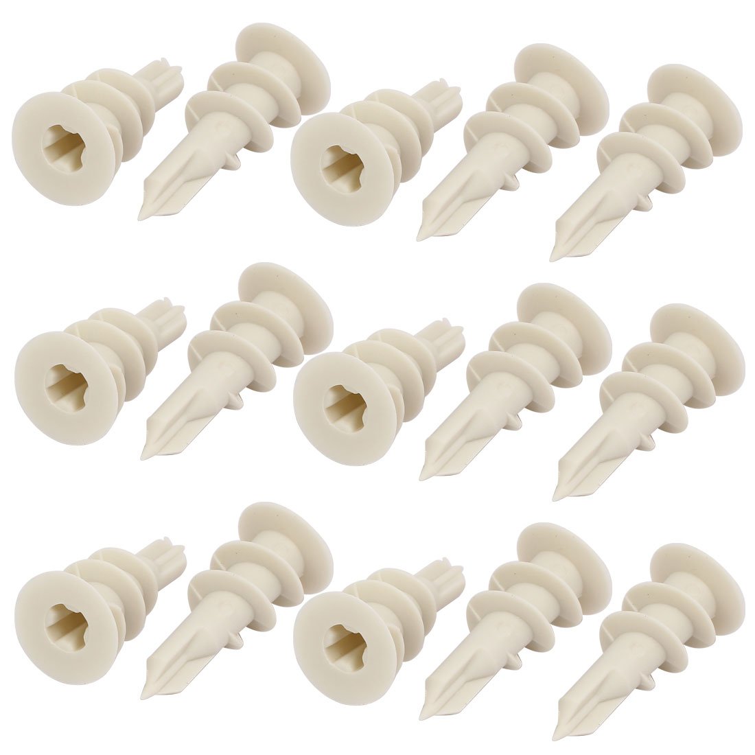 Aexit 14mm x 32mm Nylon Hollow-Wall Self-Drilling Drywall Anchor 15pcs (03bc7b7ac41fc7fd7a00673e9804945e)