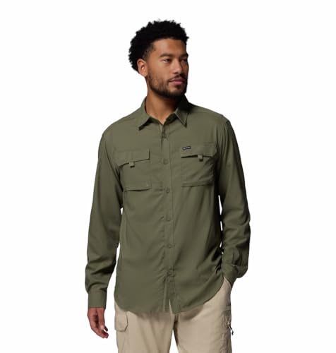 Columbia Chemise légère à manches longues Silver Ridge Utility II Recycled pour homme, Stone Green, Large