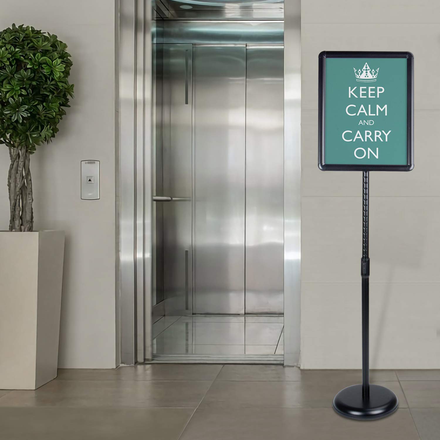 Buy AkTop Adjustable Poster Sign Stand, 11 X 17 Inch Heavy Duty