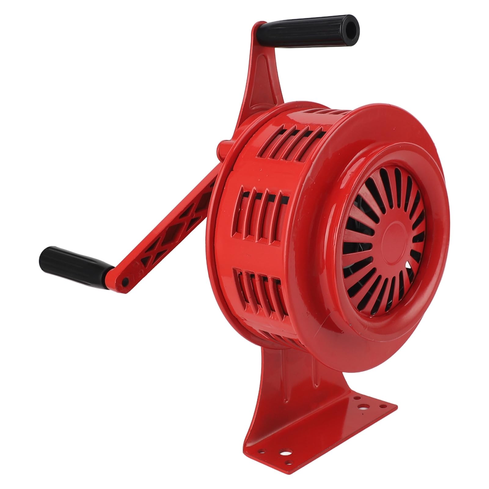 Sirena Ad Alto Volume da 125 DB a Manovella con Volume Regolabile per le Emergenze, Allarme Sonoro Impermeabile Ad Azionamento Manuale Realizzato in Lega di Alluminio per