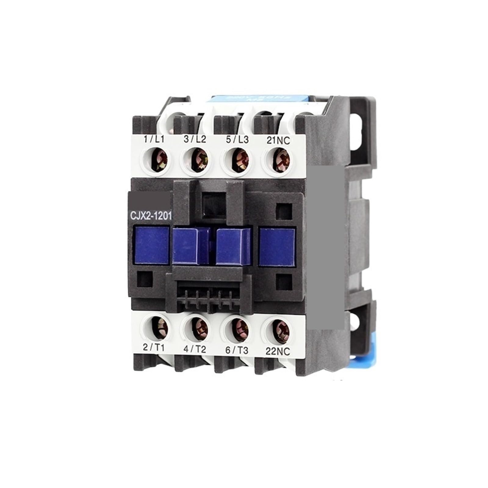 Contacteur AC CJX2-1201 12A 24V inverseur tripolaire avec contact auxiliaire 1NC