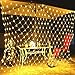 MIRADH Led Net Mesh String Lights - Diwali Lights for Decoration for Home Diwali Lights for Home Decoration led Lights for Ganesh Puja 9.8ft x 6.6ft 192 LEDs (8 Mode Warm-White)