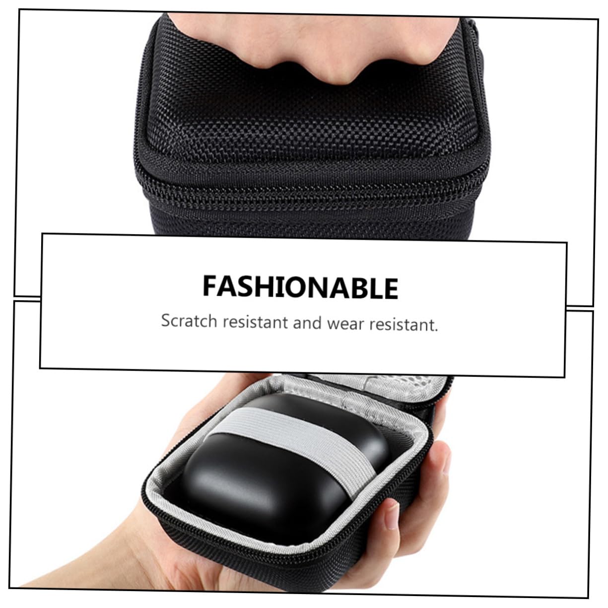 Gadpiparty 2piezas Estuche Protector para Auriculares Inalámbricos Funda y Ligera Bolsillo para Cables Diseño Antigolpes y Antirayaduras Compatible Pro y Otros Modelos para Viajes y