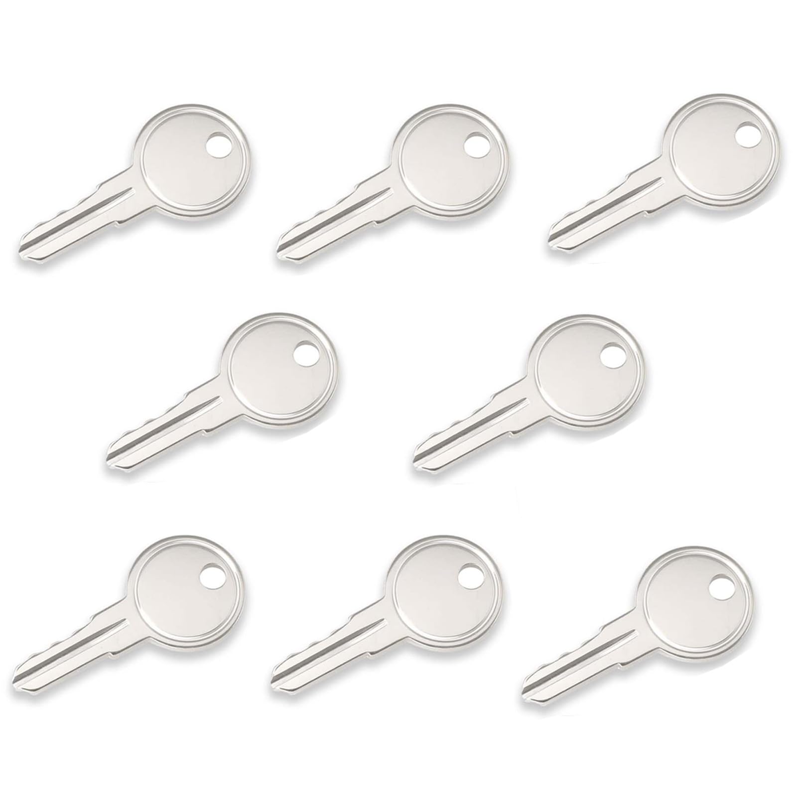 8Pcs Upvc Window Handle Key Compatible with Securistyle Window Lock,Upvc Window Keys Replacement Universal,Window Lock Key Replacement